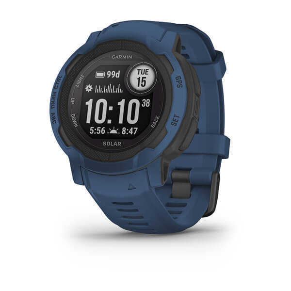 картинка Garmin Instinct 2 Solar, 45 мм, цвет корпуса синий от маркетплейса TEMA.shop