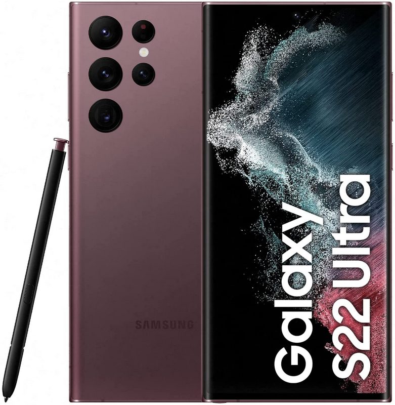 картинка Samsung Galaxy S22 Ultra 128 ГБ, бургуди от маркетплейса TEMA.shop