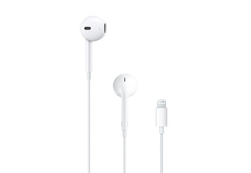 картинка Наушники Apple EarPods с разъёмом Lightning, белый от маркетплейса TEMA.shop
