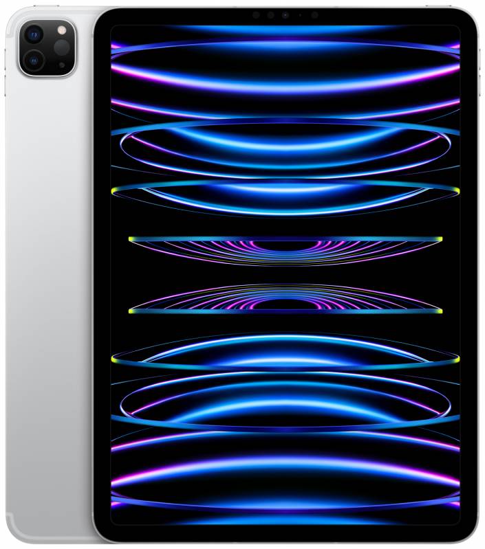 картинка Apple iPad Pro 11" (2022) Wi-Fi + Cellular 128 ГБ, серебристый от маркетплейса TEMA.shop