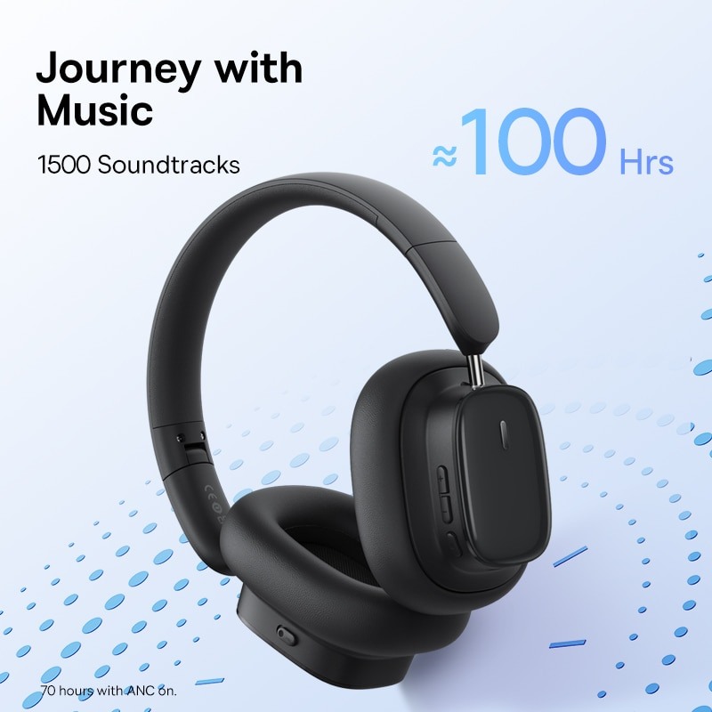 картинка Baseus Music That Inspires BOWie H1i, черный от маркетплейса TEMA.shop