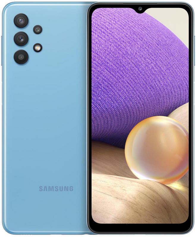 картинка Samsung Galaxy A32, 128 ГБ, голубой от маркетплейса TEMA.shop