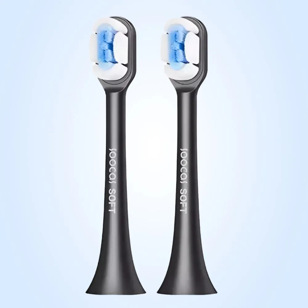 картинка Насадки на зубную щетку Soocas X3 (2 шт), черный от маркетплейса TEMA.shop
