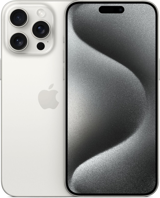 картинка Apple iPhone 15 Pro Max SIM 1 ТБ, титановый белый от маркетплейса TEMA.shop