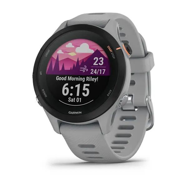 картинка Garmin Forerunner 255S, 41 мм, цвет корпуса светло-серый с светло-серым ремешком от маркетплейса TEMA.shop