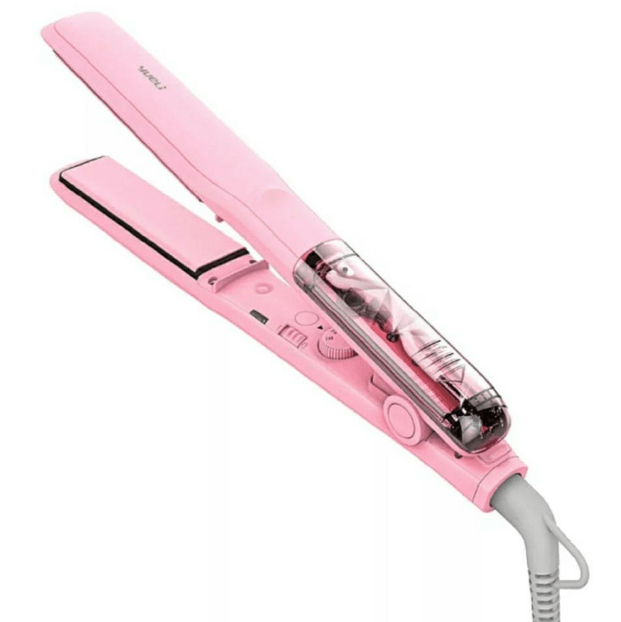 картинка Xiaomi Yueli Hot Steam Straightenerс, розовый от маркетплейса TEMA.shop