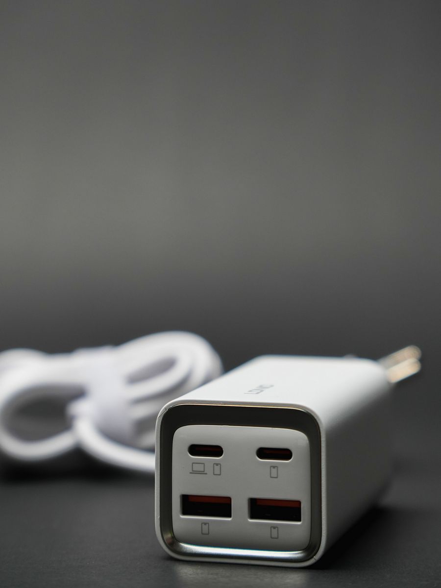 картинка Сетевое зарядное устройство LDNIO 65W GaN для iPhone и Android от маркетплейса TEMA.shop