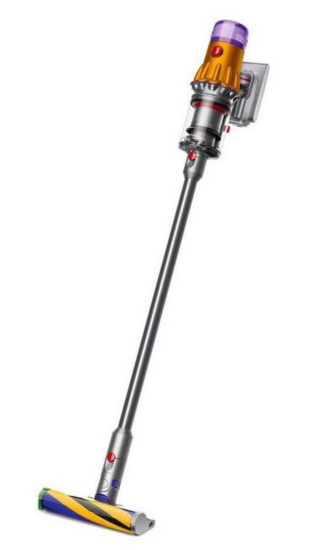 картинка Ручной беспроводной вертикальный Dyson V12 Detect Slim Absolute, желтый/никель от маркетплейса TEMA.shop