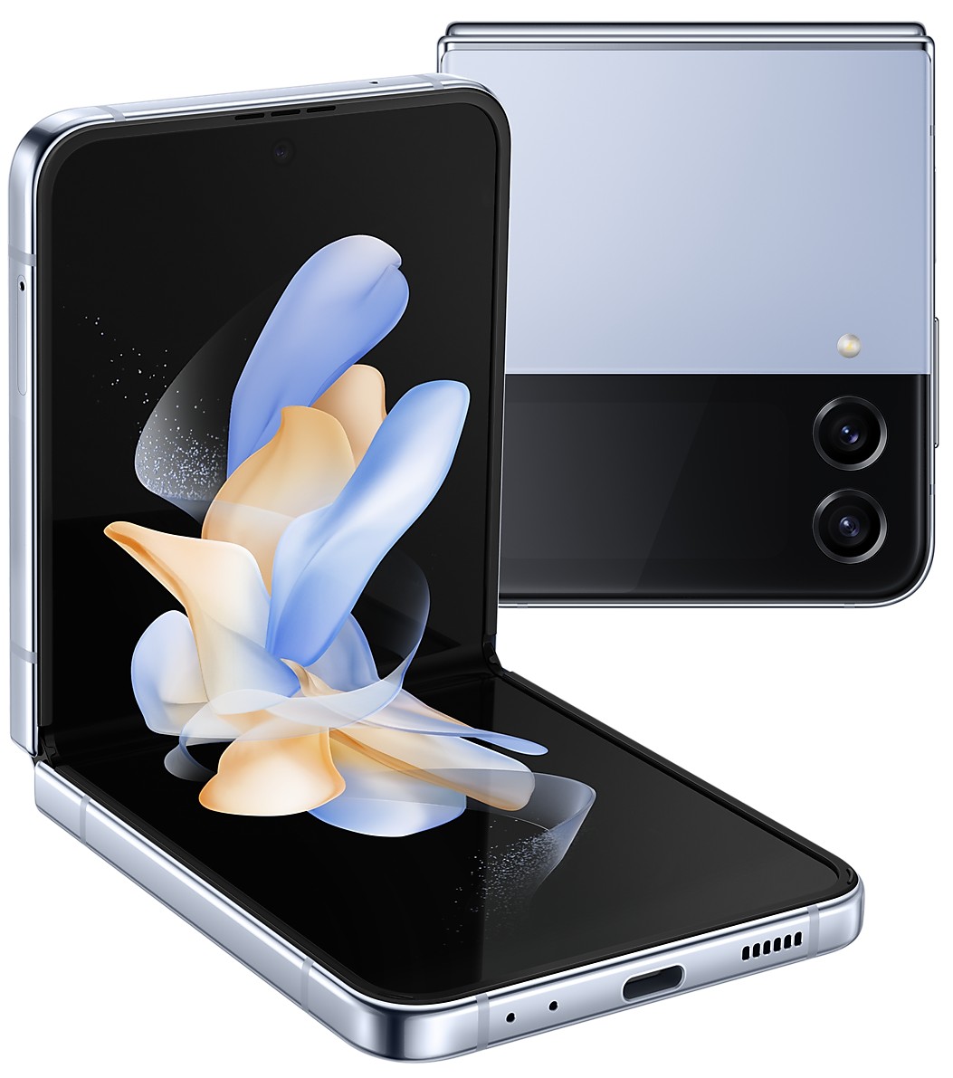 картинка Складной смартфон Samsung Galaxy Z Flip 4 256 ГБ, голубой от маркетплейса TEMA.shop