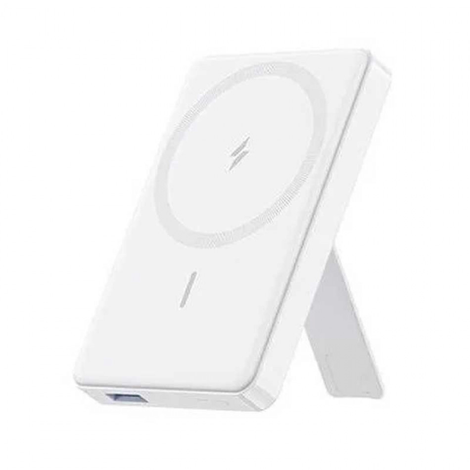 картинка Anker MagGo Power Bank 10000mAh, 7.5W, Stand, PD20W, QC18W (A1652), белый от маркетплейса TEMA.shop