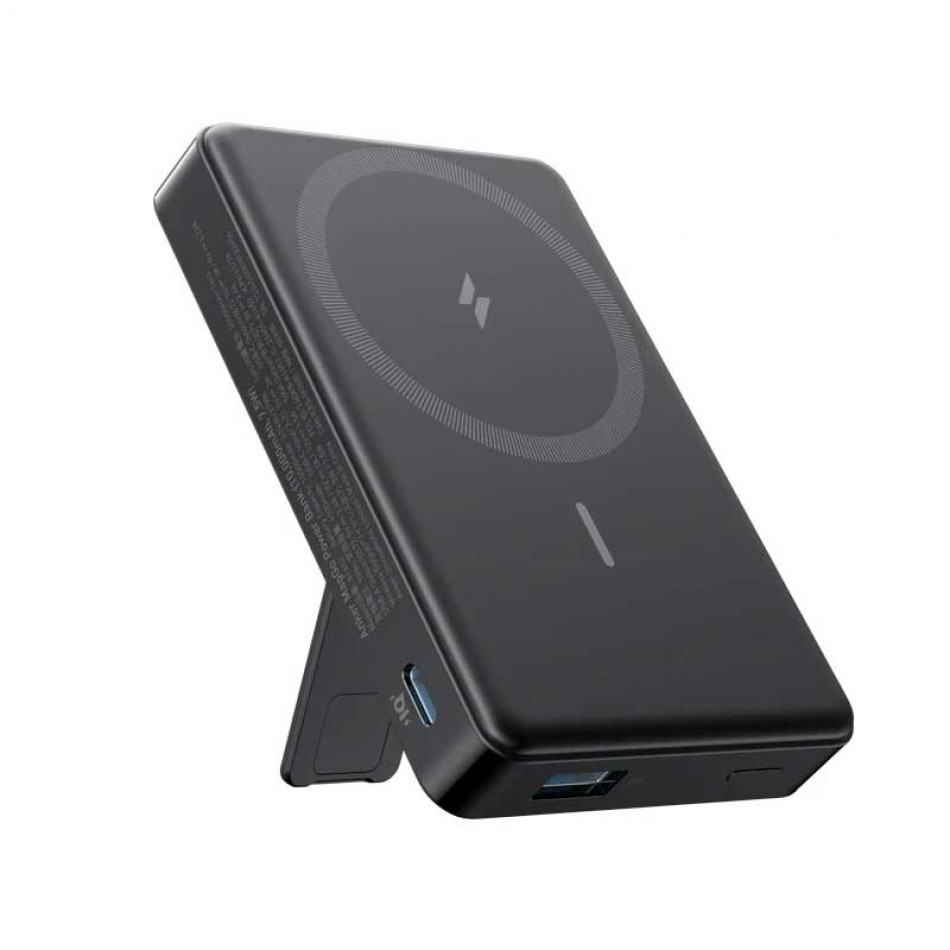 картинка Anker MagGo Power Bank 10000mAh, 7.5W, Stand, PD20W, QC18W (A1652), черный от маркетплейса TEMA.shop