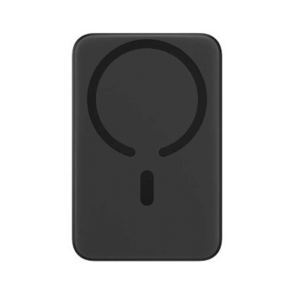 картинка Baseus 10000 mAh Magnetic Mini Wireless Fast Charge Power Bank, Qi 15W, модель PPCXM10, черный от маркетплейса TEMA.shop