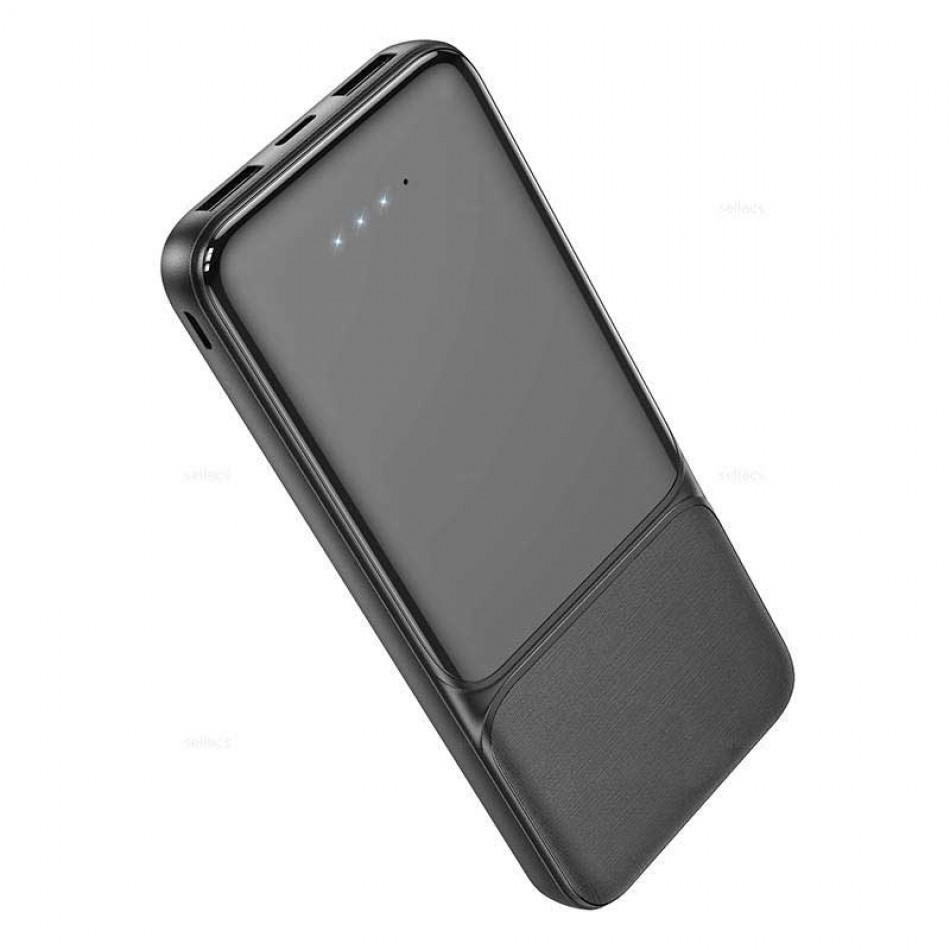 картинка Borofone BJ33 Creed Power Bank 10000mAh, 2A, черный от маркетплейса TEMA.shop