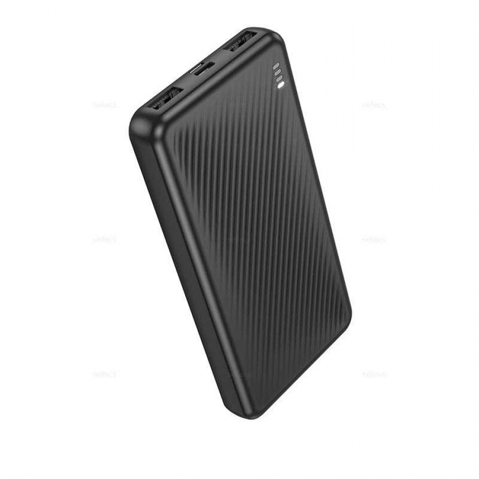 картинка Borofone BJ55 Graceful Power Bank 10000mAh, 2A, черный от маркетплейса TEMA.shop