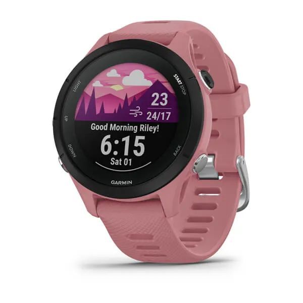 картинка Garmin Forerunner 255S, 41 мм, цвет корпуса светло-розовый с светло-розовым ремешком от маркетплейса TEMA.shop