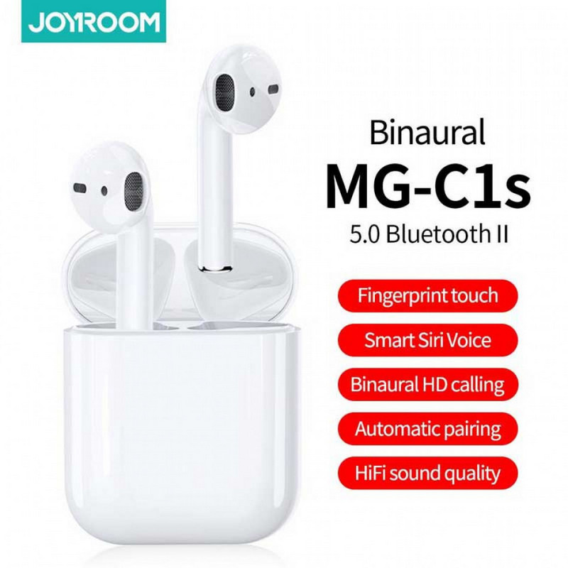 картинка Joyroom MG-C1S TWS Hi-Fi Air earphone, белый от маркетплейса TEMA.shop