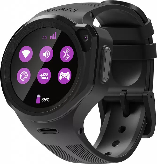картинка Детские умные часы ELARI KidPhone 4GR, цвет корпуса черный от маркетплейса TEMA.shop