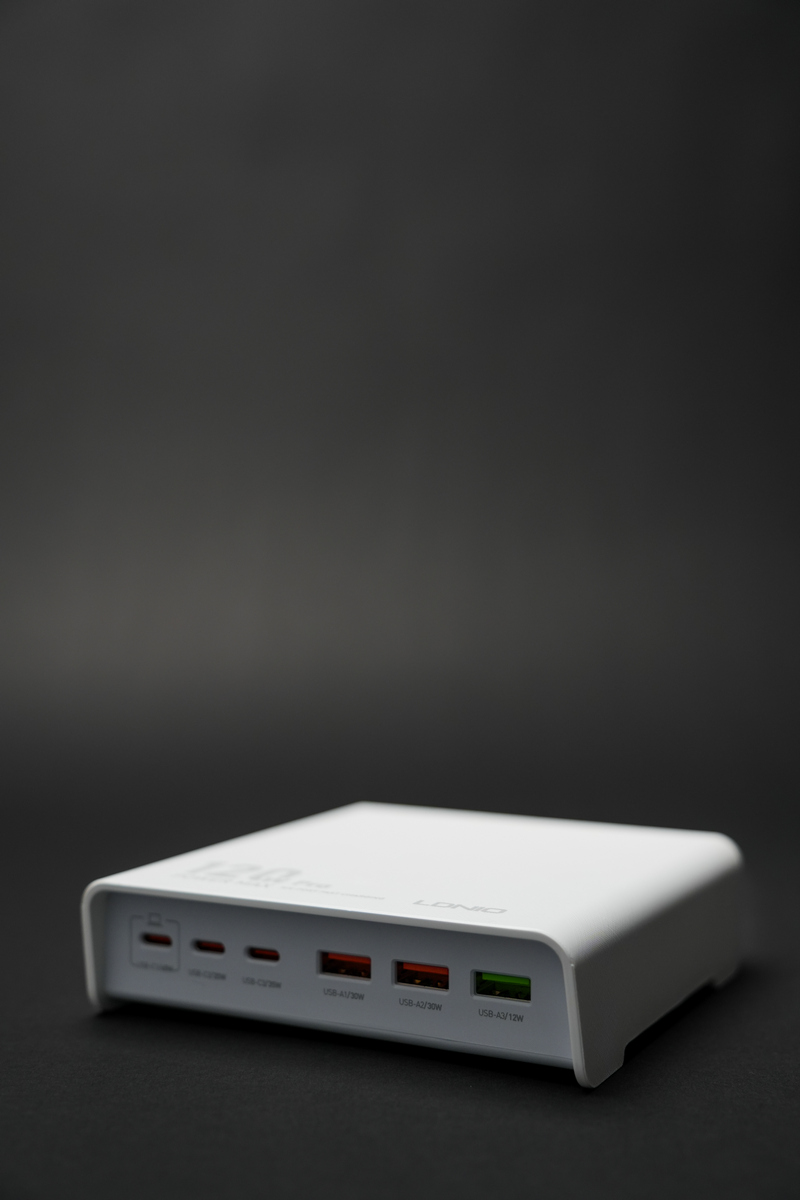 картинка Сетевая зарядная станция LDNIO 120W GaN от маркетплейса TEMA.shop