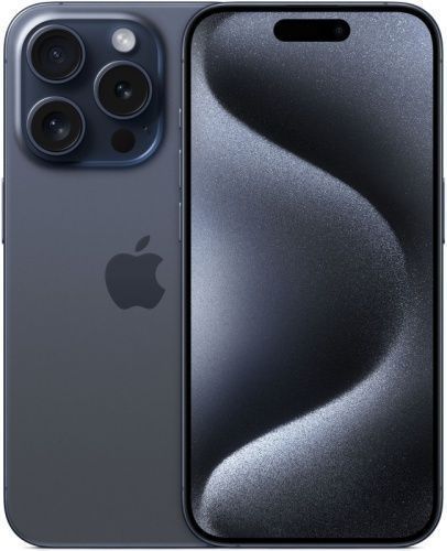 картинка Apple iPhone 15 Pro SIM 128 ГБ, титановый синий от маркетплейса TEMA.shop