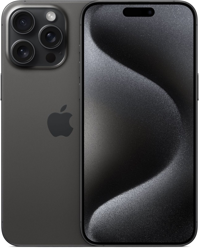 картинка Apple iPhone 15 Pro Max SIM 512 ГБ, титановый чёрный от маркетплейса TEMA.shop