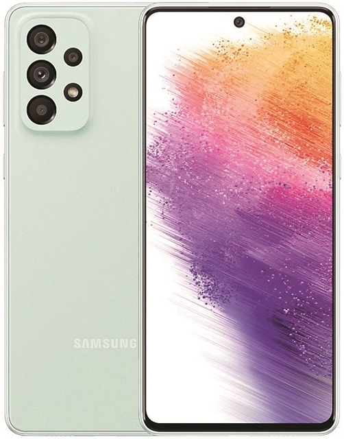 картинка Samsung Galaxy A73 5G 256 ГБ, светло зеленый от маркетплейса TEMA.shop
