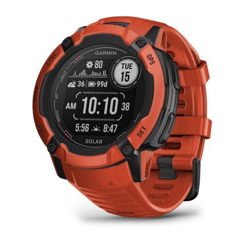 картинка Garmin Instinct 2X Solar, 50 мм, цвет корпуса красный от маркетплейса TEMA.shop