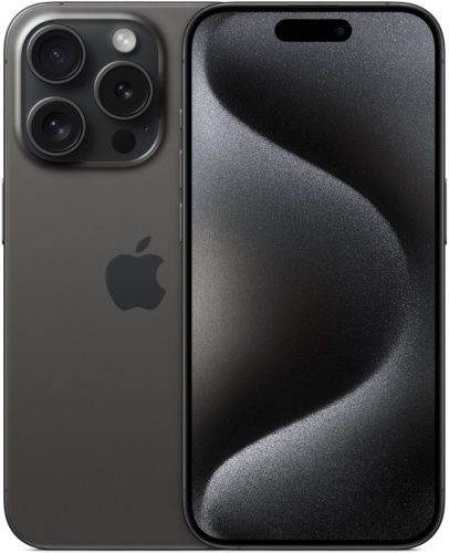 картинка Apple iPhone 15 Pro SIM 128 ГБ, титановый чёрный от маркетплейса TEMA.shop