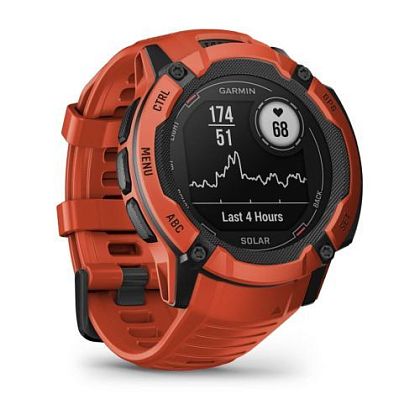 картинка Garmin Instinct 2X Solar, 50 мм, цвет корпуса красный от маркетплейса TEMA.shop 4