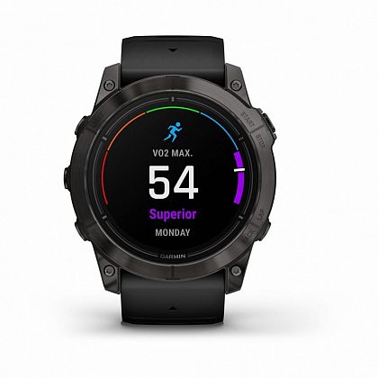 картинка Garmin Epix Pro (Gen 2), Sapphire, 51 мм, цвет корпуса угольно-серый, ремешок черного цвета от маркетплейса TEMA.shop 2