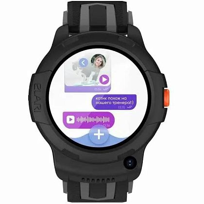 картинка Детские умные часы ELARI KidPhone 4G Wink, цвет корпуса черный от маркетплейса TEMA.shop 7