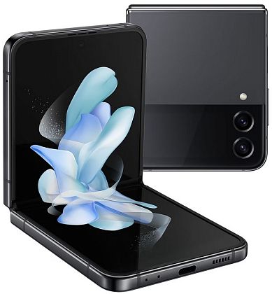 картинка Складной смартфон Samsung Galaxy Z Flip 4 128 ГБ, графитовый от маркетплейса TEMA.shop 1