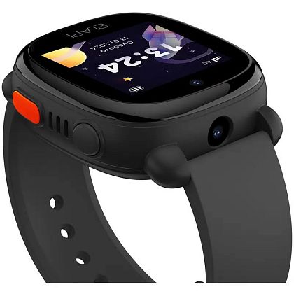 картинка Детские умные часы ELARI KidPhone 4G Lite, 42 мм, цвет корпуса черный от маркетплейса TEMA.shop 4