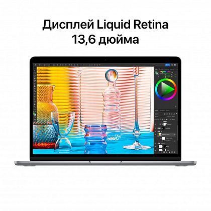 картинка Apple MacBook Air 13,6" (M2, 2022) 24 ГБ, 2 ТБ SSD, серый космос от маркетплейса TEMA.shop 2