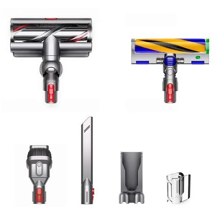 картинка Ручной беспроводной вертикальный пылесос Dyson V15 Detect Absolute, желтый/никель от маркетплейса TEMA.shop 4