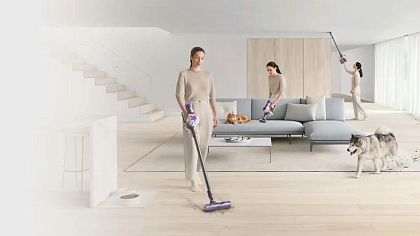 картинка Ручной беспроводной вертикальный Dyson V8 sv25, черный от маркетплейса TEMA.shop 6
