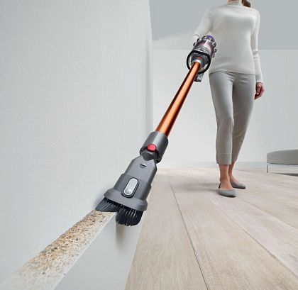 картинка Ручной беспроводной вертикальный Dyson V10 Cyclone Absolute, коричневый/серый от маркетплейса TEMA.shop 5