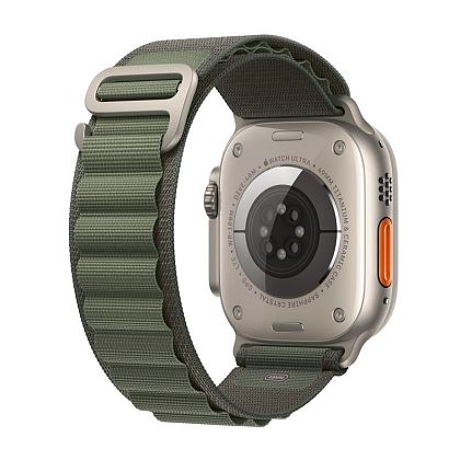 картинка Apple Watch Ultra GPS + Cellular, 49 мм, корпус из титана, ремешок зеленого цвета, размер S от маркетплейса TEMA.shop 3