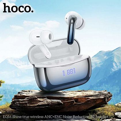 картинка Hoco EQ16 Shine true Wireless ANC+ENC BT5.3 Headset, 7h (28h), черный от маркетплейса TEMA.shop 3
