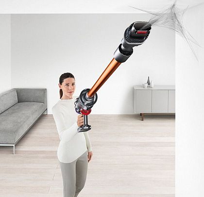 картинка Ручной беспроводной вертикальный Dyson V10 Cyclone Absolute, коричневый/серый от маркетплейса TEMA.shop 2