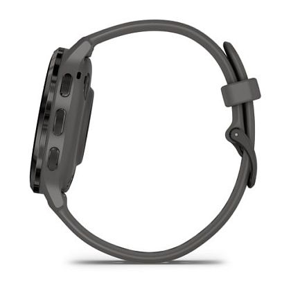 картинка Garmin Venu 3S, 41 мм, корпус и ремешок серого цвета, безель темно-серый от маркетплейса TEMA.shop 4