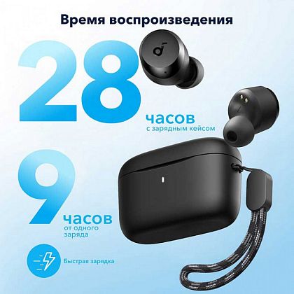 картинка Anker SoundCore A25i True Wireless Earbuds, 9h-28h, черный от маркетплейса TEMA.shop 6