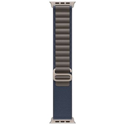 картинка Apple Watch Ultra 2 GPS + Cellular, 49 мм, корпус из титана, ремешок синего цвета, размер L от маркетплейса TEMA.shop 4
