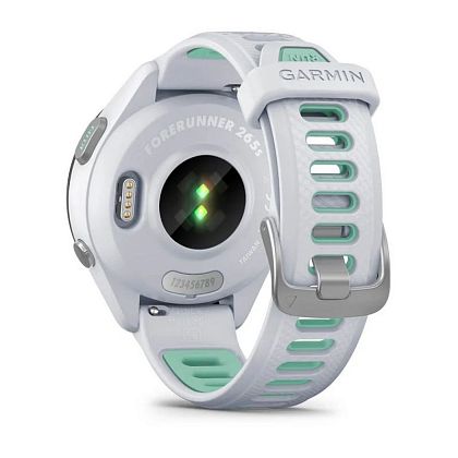 картинка Garmin Forerunner 265S, 41 мм, цвет корпуса белый с ремешком бело-салатового цвета от маркетплейса TEMA.shop 6