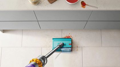 картинка Ручной беспроводной вертикальный Dyson V15S Detect Submarine sv47, желтый/серебристый от маркетплейса TEMA.shop 5