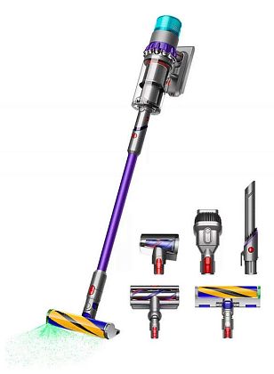 картинка Ручной беспроводной вертикальный Dyson SV23 Gen5 Detect Absolute, фиолетовый/серебристый от маркетплейса TEMA.shop 4