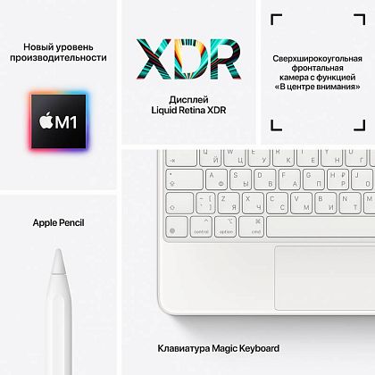 картинка Apple iPad Pro 12,9" (2021) Wi-Fi 2 ТБ, серый космос от маркетплейса TEMA.shop 8