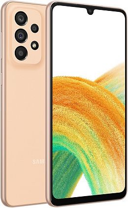 картинка Samsung Galaxy A33 5G 128 ГБ, оранжевый от маркетплейса TEMA.shop 1