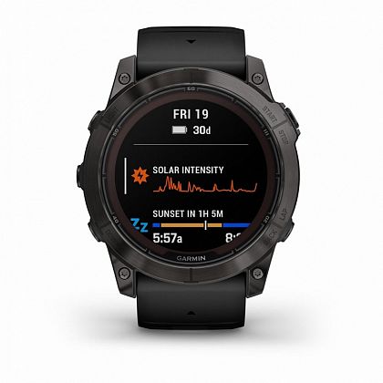 картинка Garmin Fenix 7X Pro Sapphire Solar, 51 мм, цвет корпуса угольно-серый, ремешок черного цвета от маркетплейса TEMA.shop 2