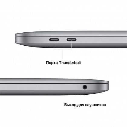 картинка Apple MacBook Pro 13,3" (M2, 2022) 8 ГБ RAM, 512 ГБ SSD, серый космос от маркетплейса TEMA.shop 5