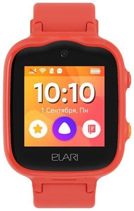 картинка Детские умные часы ELARI KidPhone 4G Bubble, цвет корпуса красный от маркетплейса TEMA.shop 5